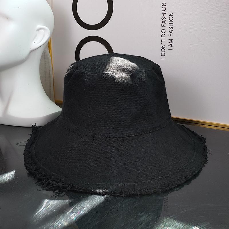 

Модная женская хлопковая панама, женская летняя осенняя солнцезащитная кепка в рыбацком стиле, уличная пляжная кепка от солнца, шляпа для женщин 56-58cm чёрный