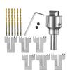 16PCS Woodworking Milling Cutter Set for Crafting Wooden Rings and Jewelry (19/20/21/22/23/24mm)