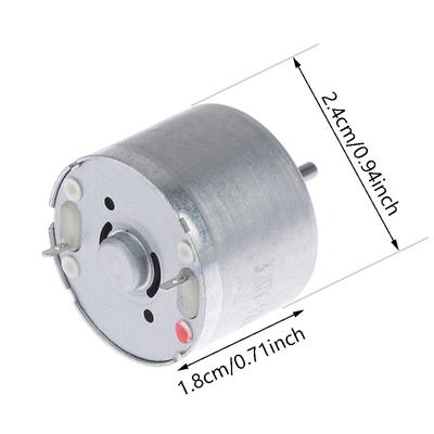 Micromotor Rf-320T-12400 6V DC pentru energie solară silențioasă 310 Tehnologia motorului Electronică