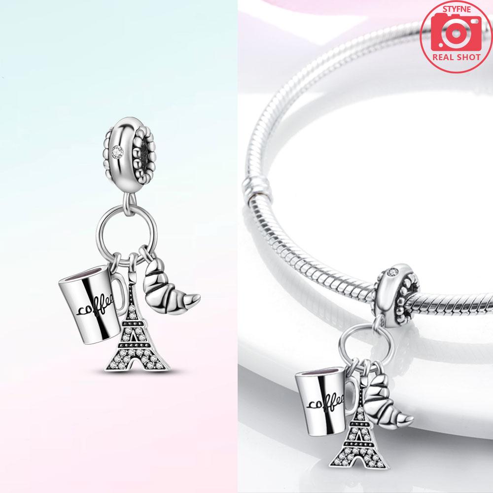 Charms Beads Fit Puppy Original Copper Heart Bow Copper Charms For Bracelet Pendant Women Jewelry Gifts