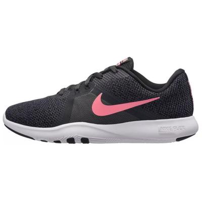 Flex Trainer 8 Trendy Slip Resistant Abrasion Resistant Low Top Training Shoes Women's Black Gray 924339-006