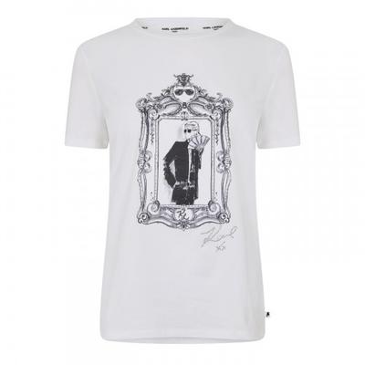 Karl Lagerfeld Womens/Ladies Signature Regular T-Shirt