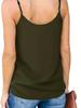2026 Spring/Summer Women's Solid Color Mesh V-Neck Camisole - European & American Fashion