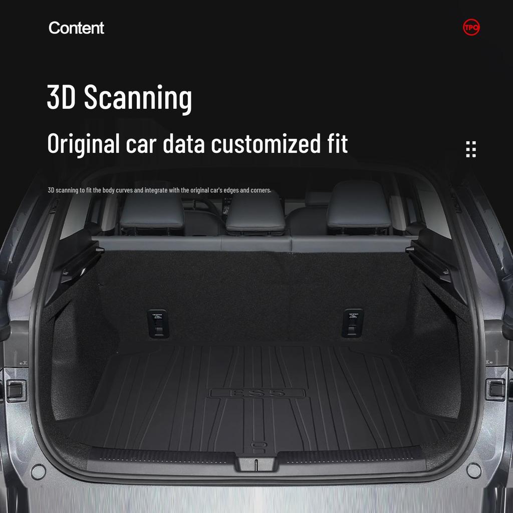 MG ES5 Trunk Mat: Waterproof TPE Interior Accessory