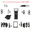 Car-Styling Carbon Fiber Car Interior Center Console Color Change Molding Sticker Decals For Lincoln Continental 2017-