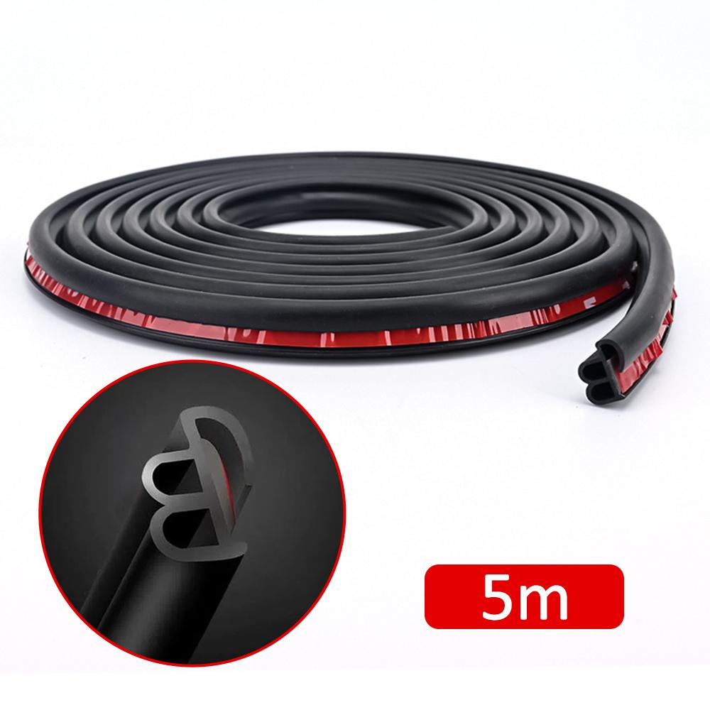 

Резиновая уплотнительная лента для автомобильной двери, двухслойная уплотнительная наклейка, звукоизоляционная, пыленепроницаемая, универсальная для кузова двери автомобиля, багажника