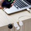 6Pieces 360 Degree Rotating Cord Keeper Magnetic Cable Organiser Adhesive Cable Clip For Desk Cable Cord Management