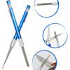 1PC/2PCS Multifunctional 400 Mesh Fishing Hook Double-Headed File Diamond Pens Shaped Knife Sharpener for Outdoor Fishing