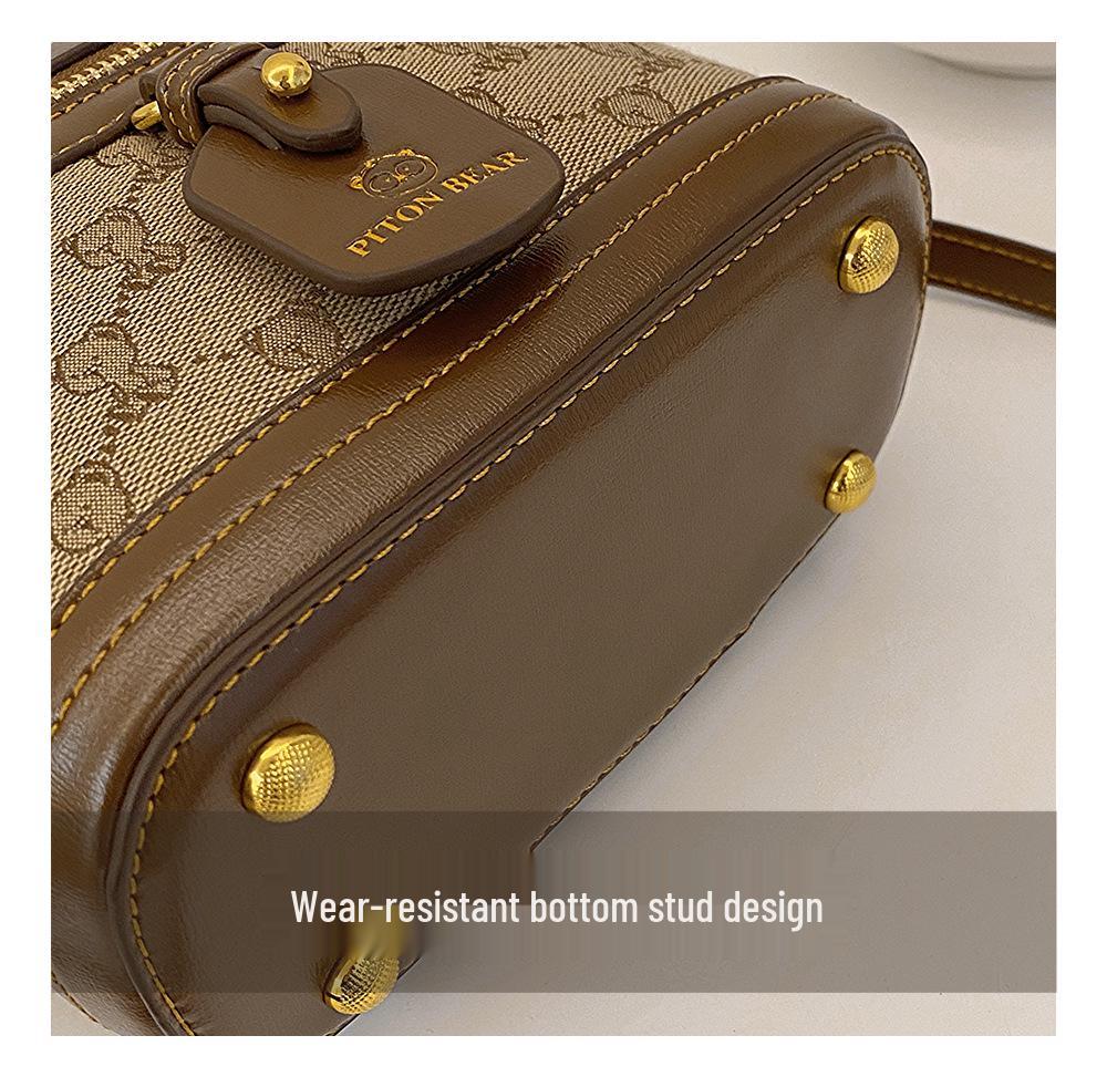 2025 Vintage Light Luxury Women's Makeup Crossbody Shoulder Bag