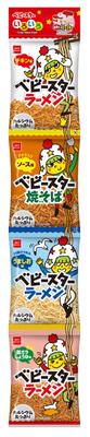 Oyatsu Company Baby Star Various 4 Bags X 20 Bags Share Recipe Cooking Snacks Chicken Yakisoba Umashio Chicken Soy [Official] 4-pack (Calcium Eat-all