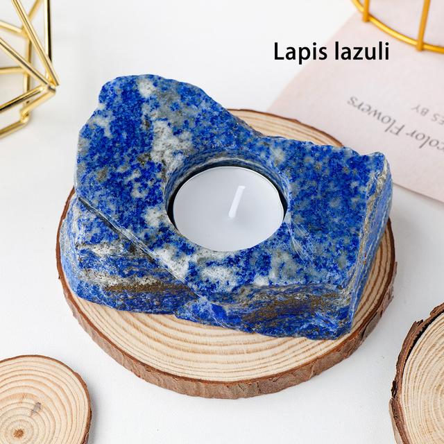 

Natural Shape Amethyst Cluster Candle Holder Raw Crystals Candle Holder Quartz Home Decorations Raw Stone Rough Candlestick лазурит