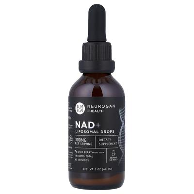 Neurogan Health, NAD+ Liposomale Tropfen, Waldbeere, 300 mg, 60 ml (2 Unzen)