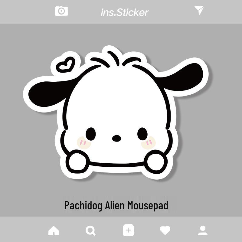 Shin-chan Irregular Anti-Slip Rubber Mouse Pad - Cute Cartoon Design for Office & Gaming