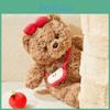 Cute Soft And Bear Stuffed Animal Plush Toy With Rose Velvet For Children