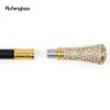 White Artificial Diamond Walking Cane Fashion Decorative Walking Stick Gentleman Elegant Cosplay Cane Crosier 92.5cm