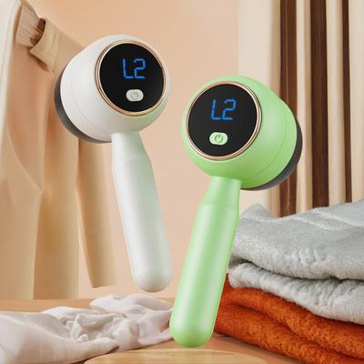 Rifinitore di pelucchi Rasoio per tessuti Rimuovi pelucchi elettrico con lama a 6 lame Velocità regolabile Display LED Ricaricabile tramite USB Rasoio per tessuti portatile
