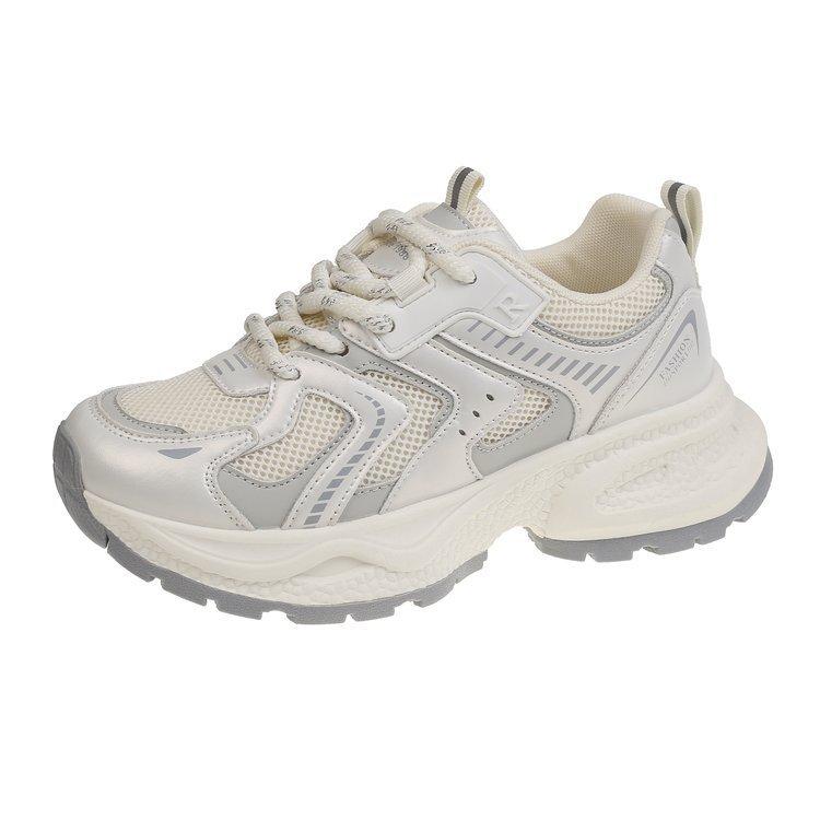 Fashionable and Comfortable High-quality Pops Shoes Lightweight and Comfortable Fall Women's Lace-up Rubber Low-top
