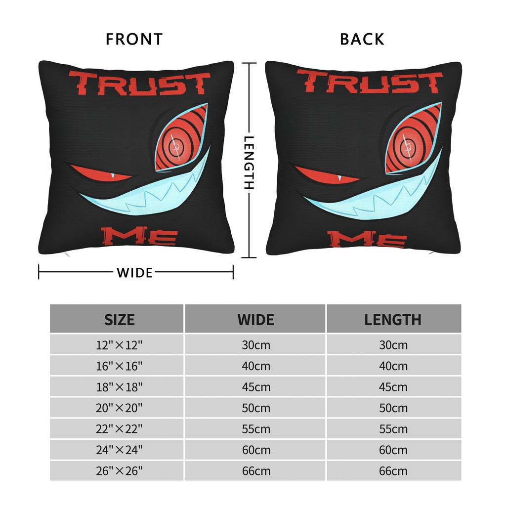 Pillow Cover Hazbins Hoteling Vox Solo Metal Novelty Pillow Case For Couch Sofa Bedroom Pillowcases