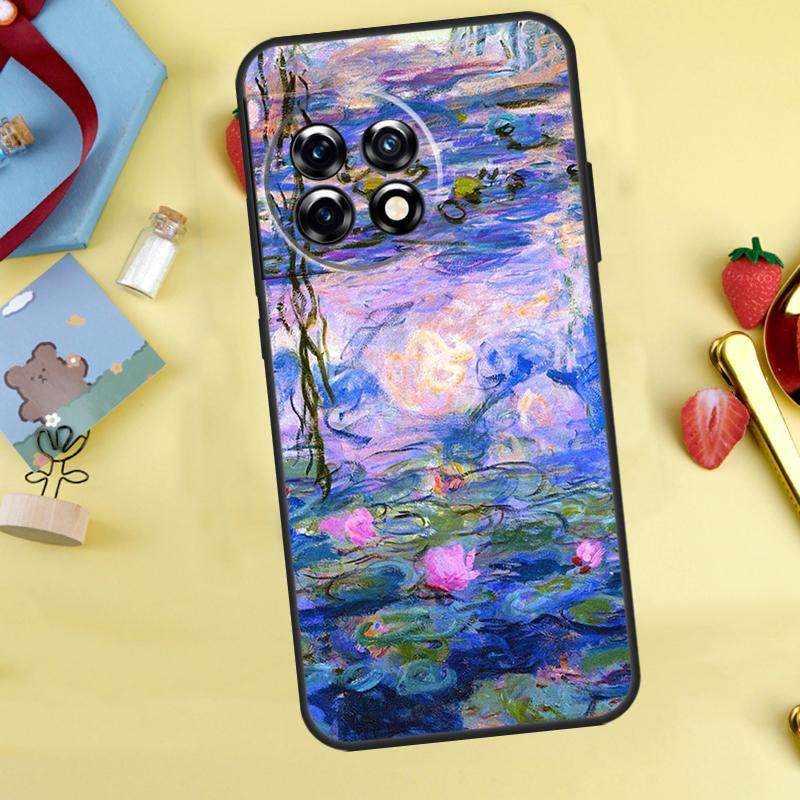 Claude Monet Malerei Hülle Für OnePlus 13T 13R 12 12R 15 13 11 10 10T 8T Nord 5 CE 2 3 4 Lite Nord N20 N30 Abdeckung
