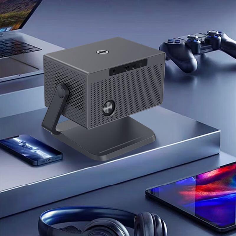 Salaxene A8 Mini Projector with Bluetooth Speaker