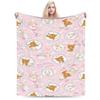 Cute Bear Rilakkuma (1) Blanket Quality Soft Throw Blanket Autumn Kids Bedroom Comfortable Bedspread