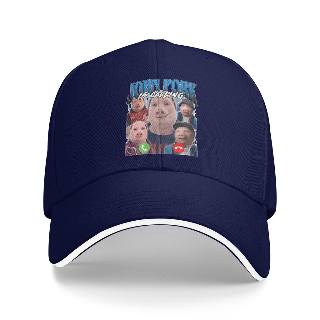 John Pork Is Calling Answer Call Phone Sun Baseball Cap  Spring Classic Hip Hop Hats For Unisex Women Hiking Fishing Snapback Cap