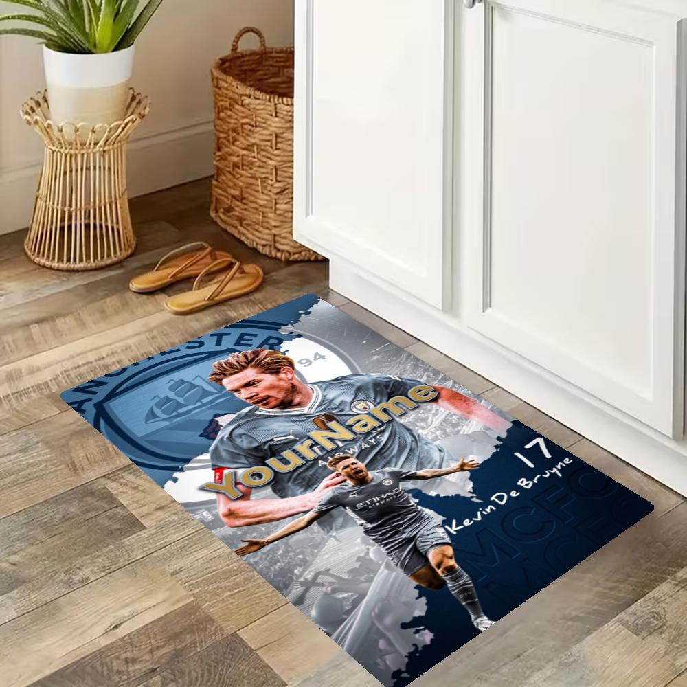 Manchester City Customize Your Name Kitchen Rug Runner Rug Laundry Mat Hallway Entryway The Best Gift Choice