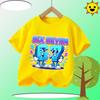 Kids T-Shirts Fashion Oys Girls Polyester Tee Italian 67 Casual Children Clothes Top Summer 67 Six Seven Cool Funny Printed T-shirt