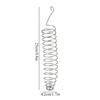 2pcs Stainless Steel Bird Food Basket Hanging Design Steel Holder Bird Foraging Toy Wheat Ear Shape Millet Spray Holder