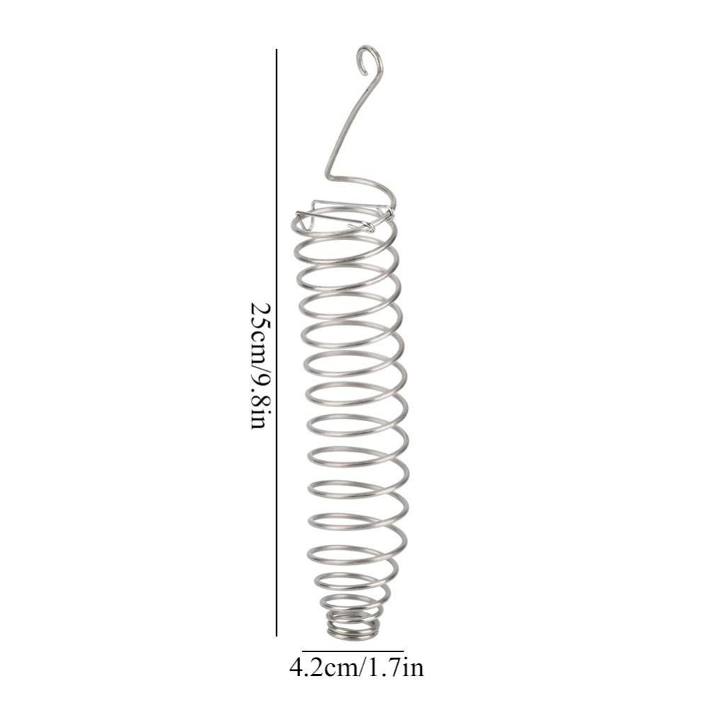 2pcs Stainless Steel Bird Food Basket Hanging Design Steel Holder Bird Foraging Toy Wheat Ear Shape Millet Spray Holder