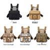 Camouflage Tactical Chest Bag and Sports Vest Combo
