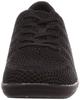 Asahi Women's L517 Comfort Lace-Up Stretch Knit Shoes, Black, Size 23cm, 3E