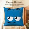 Cartoon MMMs Eye Cushion Cover Natural Linen Organic Fabric DoubleSided Printing Sofa Home Decor Gift Pillow Case