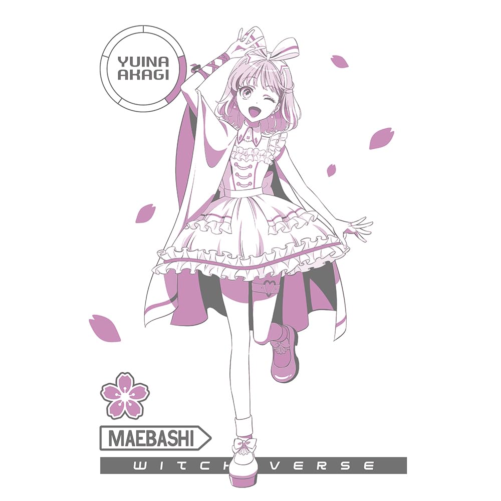 2D COSPA Maebashi Witches Akagi Yuina WHITE L Size [Official] T-shirt