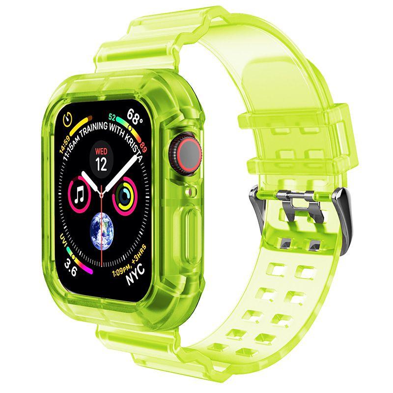 Transparentes Apple Watch Armband Bequem Robust Und Atmungsaktiv