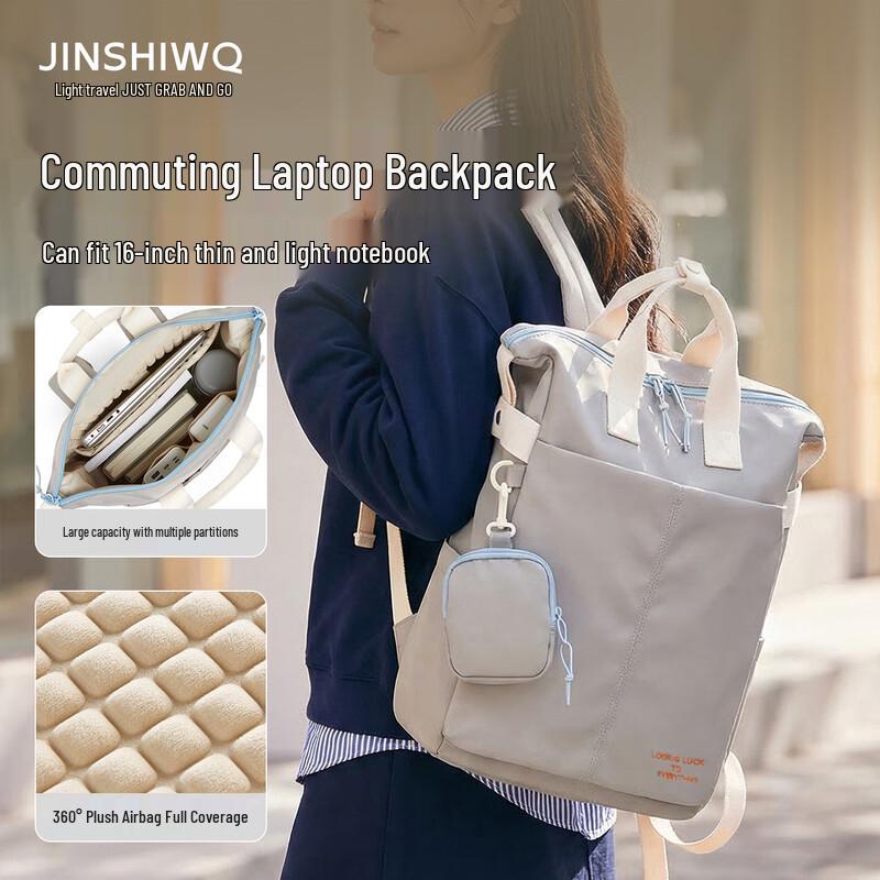JINSHIWQ Lightweight 16-inch Laptop Backpack