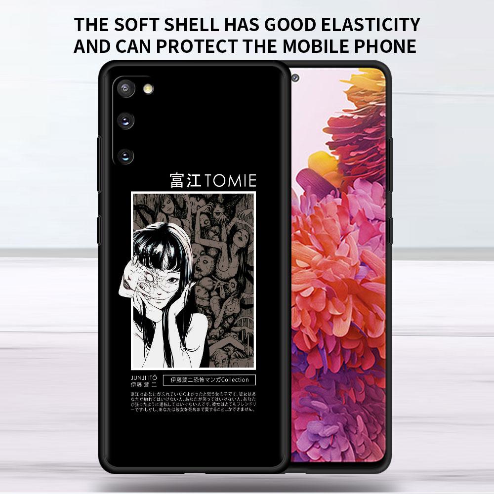 

Мягкий чехол для Samsung Galaxy Note 20 Ultra 10 Plus Lite A50 A70 A20 A40 A20e 9 8 A60 A10e Чехол для телефона Junji Ito Tees Horror Capa Samsung Note 8