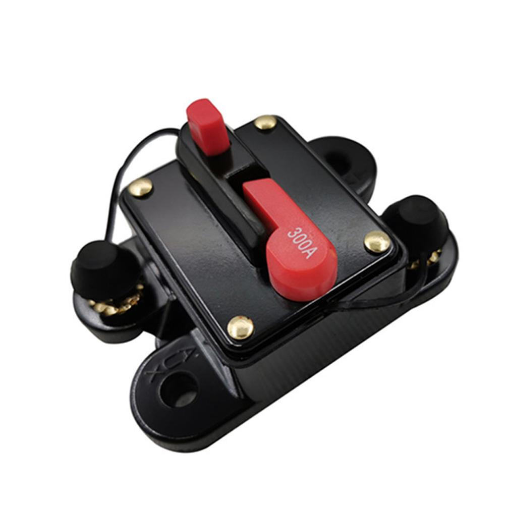 12V-48V Car Fuse Circuit Breaker Auto Reset Car Boat Resettable Fuse 40A 50A 60A 80A 100A 150A 200A 250A 300A for Audio System