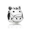 Fashion Cartoon Animal Cat Dog Bear Pig Duck Bead Charm Fits Charm Bracelets & Necklace Diy Jewelry for Women