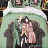 New SPY×FAMILY Anime Comforter Bedding Sets 3Pcs Cartoon Duvet Cover Pillowcase Full Size Queen King Quilt Cover Single Double