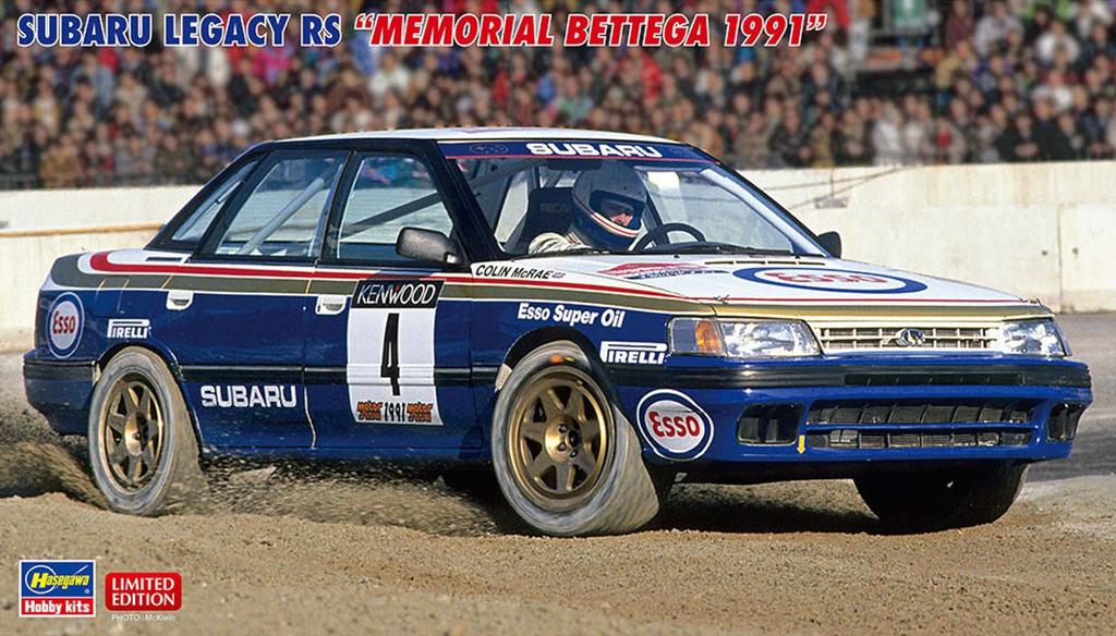 Hasegawa Subaru Legacy RS Bettega Plastic Model Kit 20786 1/24 “Memorial 1991” (Automobile)