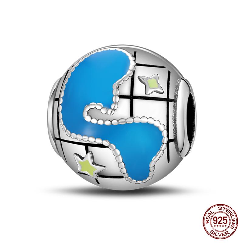 Fashion Copper Astronaut Space Series Charms Beads Fit Qikaola Original Bracelets Diy Anniversary Jewelry