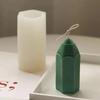3D Pencil Shaped Silicone Candle Mold DIY Cylindrical Aromatherapy Candle Soap Gypsum Resin Mold