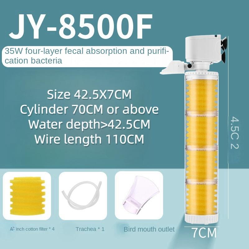 Filtru de acvariu silențios trei într-un echipament de filtrare cu pompă submersibilă încorporată filtru de acvariu