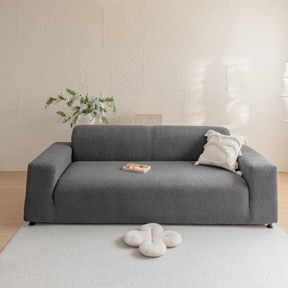 

Teddy Plush Sofa Mat Winter Thickened Warm Soft Cover New Plush Towel for Comfortable Seating Experience 1-seater