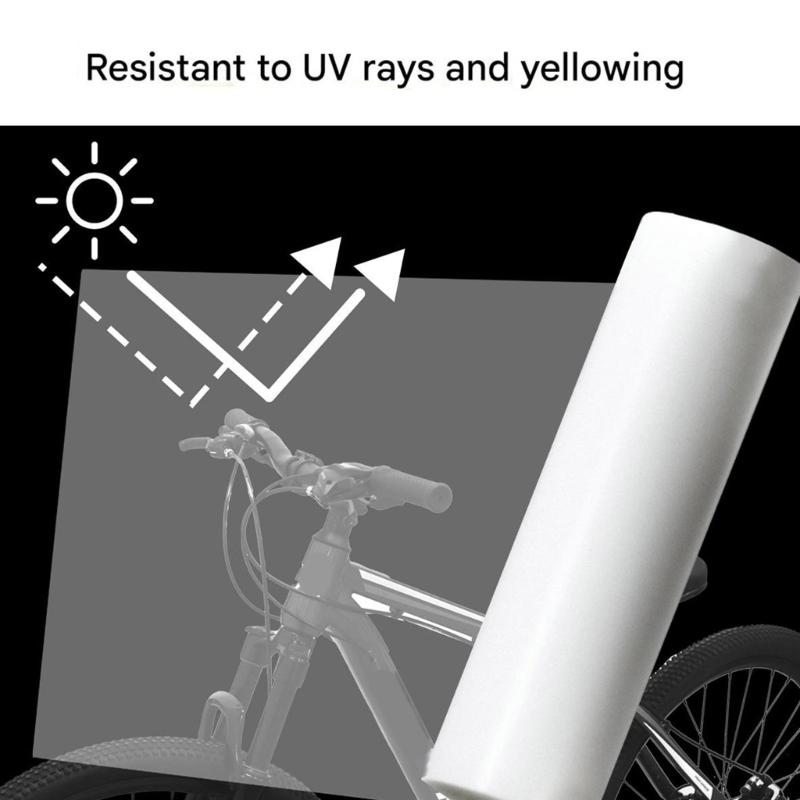 Bicycles Invisible Protective Film Scratch Resistant Cover For Bicycles Frame Long Timing Good Protections Thin Design
