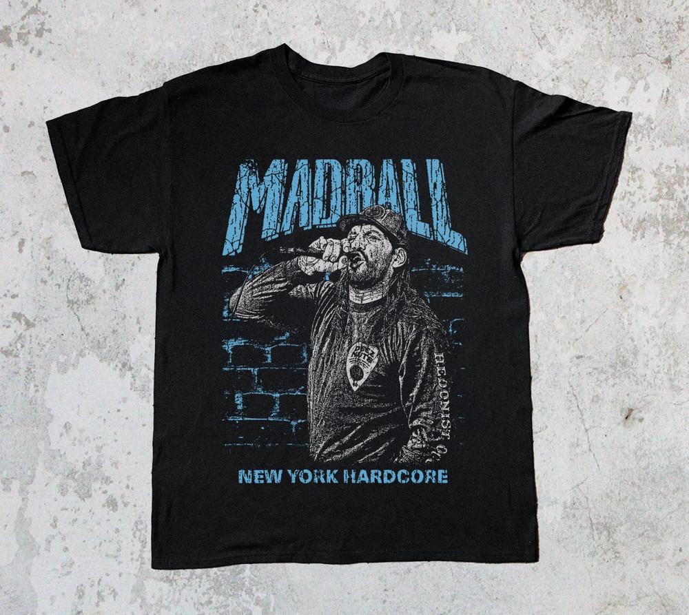 

VTG MADBALL New York Hardcore Short Sleeve Cotton Black T Shirt S-5XL UR585 Unisex T-Shirt XXL