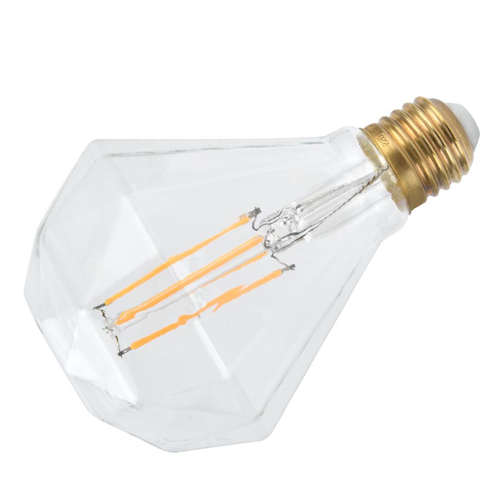 LED Light Bulb E27 4W Vintage Decorative Filament Lamp for Chandelier Wall Lamp 220V Warm Light