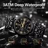 POEDAGAR Sport Casual Man Wristwatch Waterproof Stainless Steel Luminous Original Watch Date Week Quartz Watches Reloj