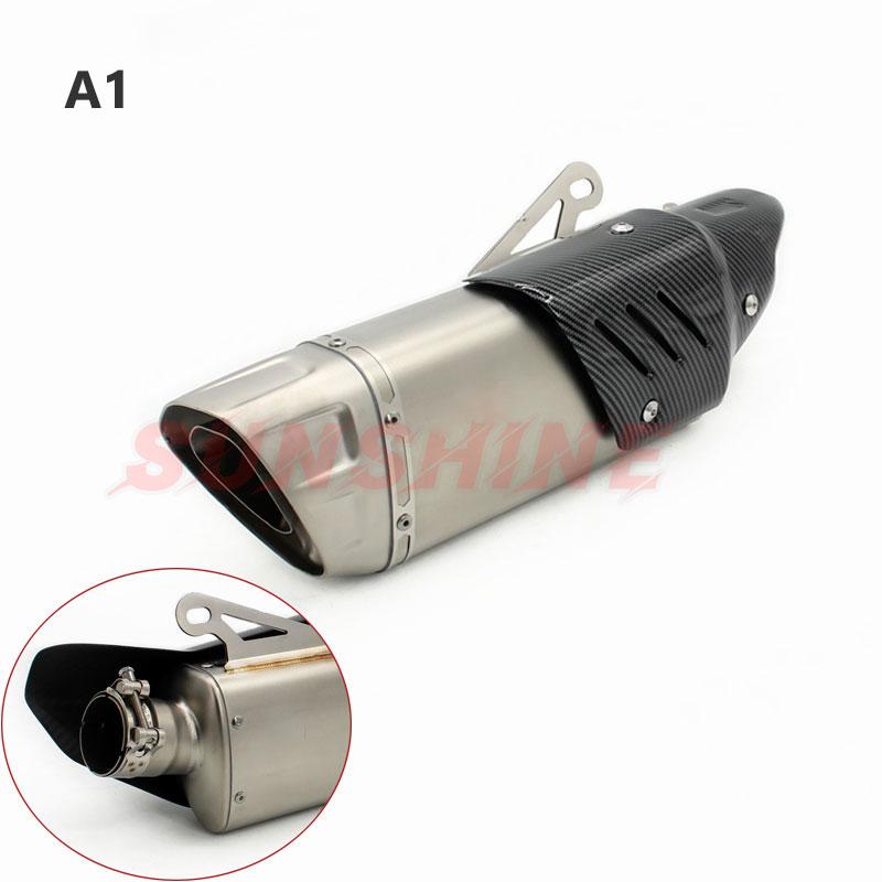 For R1 MT10 MT-10 Motorcycle Exhaust Muffler Motocross Tips Mid Pipe Carbon Fiber Racing Slip on Escape Moto Systems Connect